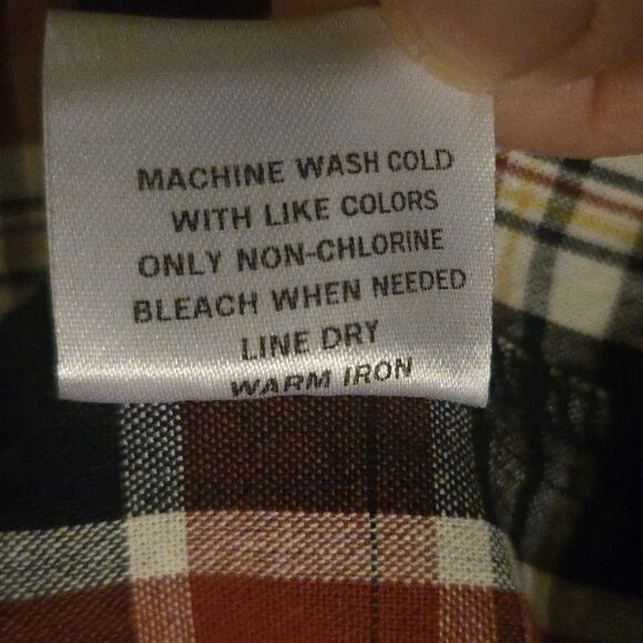 NWT Cowboy Up Plaid Shirt L Red Plaid Pearl Snap Westrrn Rodeo Rockabilly - Picture 10 of 10